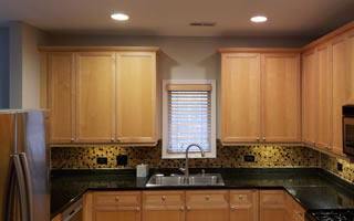 Kitchen Cabinet Repainting and Refinishing.