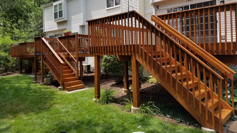 Deck Staining And Repainting Service